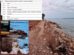 DONOSIMO: Elaborat zaštite okoliša u Zadru uopće ne spominje utjecaj radova na morski pojas! Za inspektore sve u redu, no pravnici upozoravaju: "Dozvole bez ovoga nisu smjeli dobiti!"