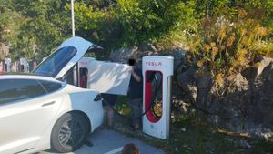 NEVJEROJATNO Čovjeku koji prodaje voće pokušale ukrasti stol od 45 eura i ugurati ga u svoju Teslu od 80 tisuća eura!