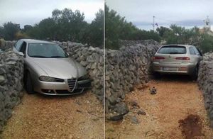 "GPS JE REKAO 'SAMO RAVNO'": Zagrepčanin Alfom pokušao proći između hvarskih suhozida i zaglavio