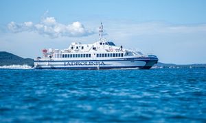 Prvo putovanje nove sezonske brzobrodske linije „Kvarnerski most“