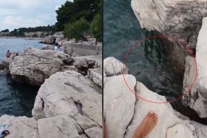 VIDEO: FEKALNI UŽAS PODNO ELITNOG KVARTA Pogledajte snimku izbijanja smrdljive mase na poznatoj splitskoj plaži