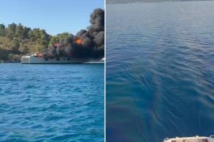 VIDEO: LAGALI NAS DA NEMA ONEČIŠĆENJA Nakon izgorjelog katamarana, hvarska uvala Tiha pliva u nafti i plastici, građani ogorčeni nemarom nadležnih službi