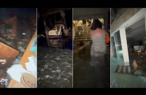 VIDEO: PANIKA NA KORNATIMA Gosti bježali u strahu od tsunamija: „More se odjednom diglo skoro dva metra, nosilo je sve pred sobom!“