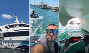 "HOĆE LI ME UHITITI?" Jet-skijem prolazili ispod putničkih katamarana, građani zgroženi: "Neki dan su ljudi poginuli, nadam se da će vas kazniti svom snagom zakona!"