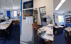 VIDEO! UŠAO U OPĆINU SA PSOM, A UNUTRA NEMA NIKOGA! Vrata otvorena, klime rade, papiri na stolu, a načelnik poručuje: „Mogu ne doći na posao i 4 godine!“
