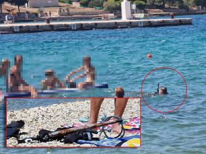 INCIDENT NA ZLARINU Podvodnom puškom lovio među kupačima i djecom: "Direktno sam ga upozorio, a on se nastavio hvaliti ulovom"