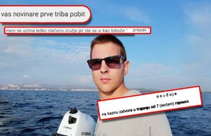Zbog prijetnji novinarima Morskog HR ubojstvom, osuđen na sedam mjeseci zatvora - Kod kuće mu pronašli i oružje! Sudac: "Ova presuda je poruka drugim mogućim počiniteljima!"