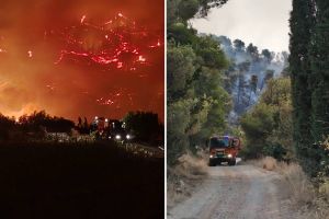 VIDEO Požari u Sevidu i kod Grebaštice ugašeni, na Braču situacija pod kontrolom, pogledajte što je ostalo nakon požara!