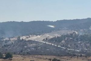 POŽAR NA BRAČU Gori u Nerežišćima, gase čatiri Air Tractora