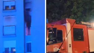 ZADAR Vatrogasci objavili snimku požara u kojem je teško nastradalo trogodišnje dijete