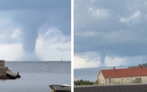 STRAŠNA MRCINA Snimljena golema pijavica kod Rovinja: "Prije tornado nego pijavica"