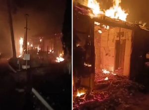 VIDEO Vatra gutala bungalove i resort u Milni, stotine turista noćas hitno zbrinute u dvorani!