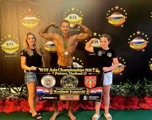 Šibenčanin Krešimir Ivančević osvojio srebrnu medalju na Svjetskom prvenstvu Azije u bodybuildingu i fitnessu