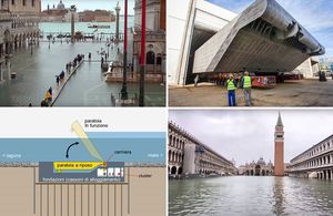 POVIJESNI DAN ZA VENECIJU Prvi put u povijesti aktivirali branu protiv plime, građenu u Brodosplitu