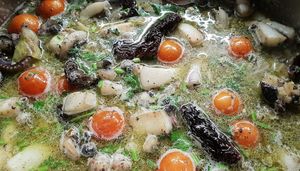 RECEPTI DUBROVAČKOG PRIMORJA Sipa u šugu s lećom i orzom