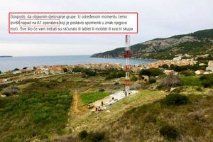 ZBOG ODAŠILJAČA U KOMIŽI Najavljen napad na teleoperatera uz poruku: “Nismo hakirali školske tablete”