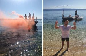 Dražen Ercegović iz Bajnica preplivao Brački kanal