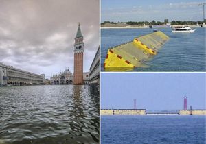 Venecija zbog olujnog juga aktivirala Mojsija, golemi sustav obrane od poplava