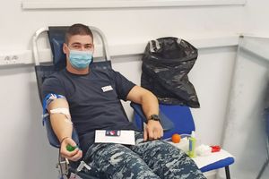 Pripadnici HRM-a i ZSS-a u akciji darivanja krvi