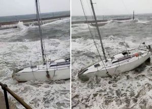 Pogledajte što je nevrijeme učinilo od jedrilice u Lovranu