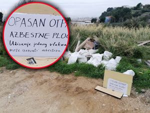 Nasred splitske uvale netko odložio opasne azbestne ploče!