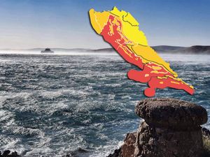 CRVENI METEOALARM More 5, a udari bure do 175 km/h!