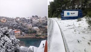 Zabijelilo na Korčuli i Mljetu, svjetioničari s Palagruže u zadnji čas odradili smjenu