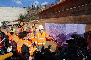 Butković na gradilištu ceste Škurinje – Luka Rijeka: “Ovo je jedan od najvažnijih infrastrukturnih projekta u Hrvatskoj”