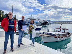 Nagrađena vlasnica najljepše drvene brodice u Crikvenici