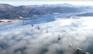 VIDEO Pogledajte kako sad izgleda Pelješki most iz zraka