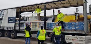 U bazu ronilaca stigao humanitarni konvoj  iz njemačke pokrajine Bayern za pomoć Baniji