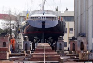 LJEPOTICA NA „ŠMINKANJU“ U šibenskom brodogradilištu servisirana jedna od najljepših megajahti na svijetu