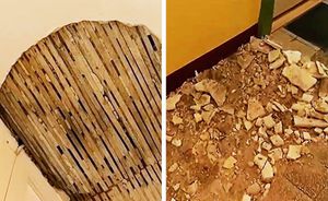 POSLJEDICA POTRESA Vidljiva su velika oštećenja na školi u Vrpolju