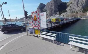 Trostruki sudar na omiškom mostu