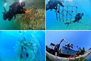 THINK GREEN U VISU Ronioci u tri dana planiraju ukloniti 10 tona otpada s dna mora!