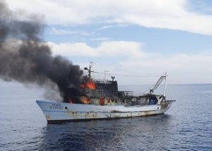 Iznenadni požar na pučini, noćna je mora svake ribarske posade
