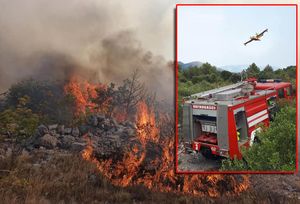 VELIKI POŽAR U ŠIBENSKO-KNINSKOJ ŽUPANIJI – U pomoć pozvana tri kanadera!