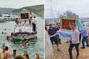 TRADICIJA STARA 240 GODINA Svečani povratak Gospine slike u kapelicu u Rogoznici