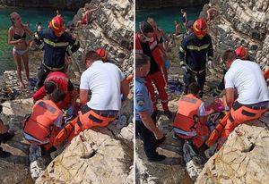 Turistkinja iz Francuske skočila u more i teško se ozlijedila