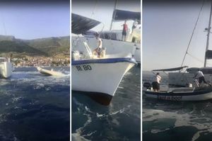 VIDEO SPAŠAVANJA Muškarac kod Bola pao s gumenjaka, propeler mu zahvatio nogu