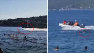 OPRAVDAN STRAH ZA ŽIVOT Pogledajte snimke glisiranja uz glave kupača u Zadru i Sumartinu