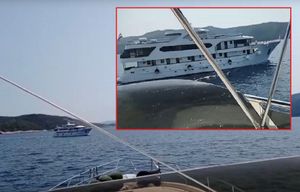 VIDEO Skiper u zadnji čas izbjegao sudar: “Kapetan mini kruzera vidio me na milju i nije htio skrenuti!”