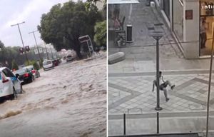 NEVRIJEME U SPLITU I KAŠTELIMA – U pola sata palo više kiše nego u čitavom mjesecu!
