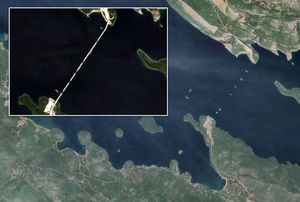 VIDEO: PELJEŠKI MOST IZ SVEMIRA Pogledajte kako je tekla gradnja, na snimci iz satelita