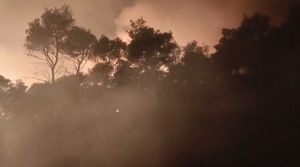 ZNA SE UZROK? Požar na Hvaru stavljen pod kontrolu, požar navodno izazvala signalna raketa