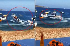 NEVJEROJATAN VIDEO Gliserom prešao preko drugog glisera i udario u još dva – Pa tko je ovome dao dozvolu?