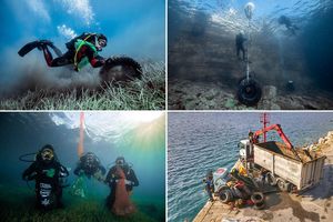 THINK GREEN Na Lastovskom otočju 40 ronioca u 120 sati pod morem izvadilo 6 tona otpada!