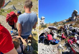 HGSS Zadar spašavao turistkinju s Tulovih greda