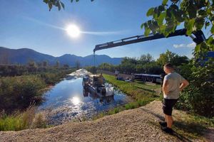 Na pilot području jezera Kuti u dolini Neretve počelo uklanjanje invazivne vrste