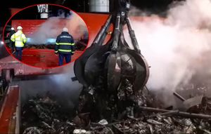 VIDEO Ugašen požar na turskom teretnom brodu u luci Ploče